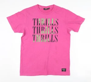 WESC Women's Pink Cotton T-Shirt Size L Casual - Picture 1 of 12