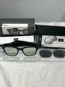 Bose Frames Alto Style AR Audio Sunglasses – Black with Mirrored Sil (NJL029435) - Picture 1 of 12