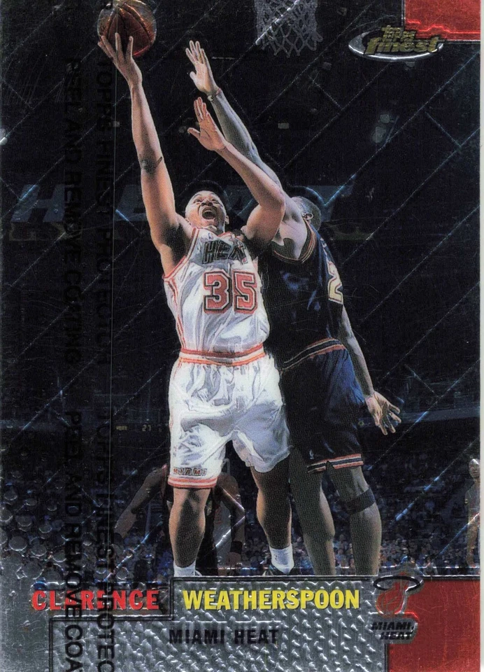 Clarence Weatherspoon 1999-00 Finest #19 Miami Heat Basketball - Image 1 of 2