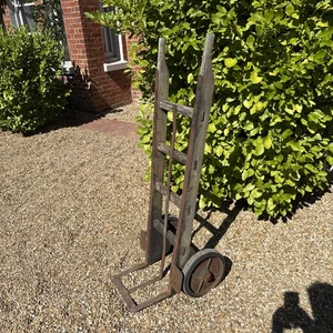 Slingsby Vintage Wood And Iron Industrial/railway Sack Truck. Collection only. - Picture 1 of 8