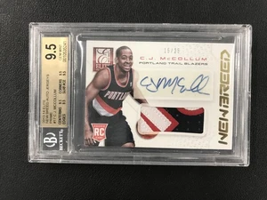 BGS 9.5 2013-14 Elite New Breed Autograph Jerseys Prime #17 C.J. McCollum #/25 - Picture 1 of 2