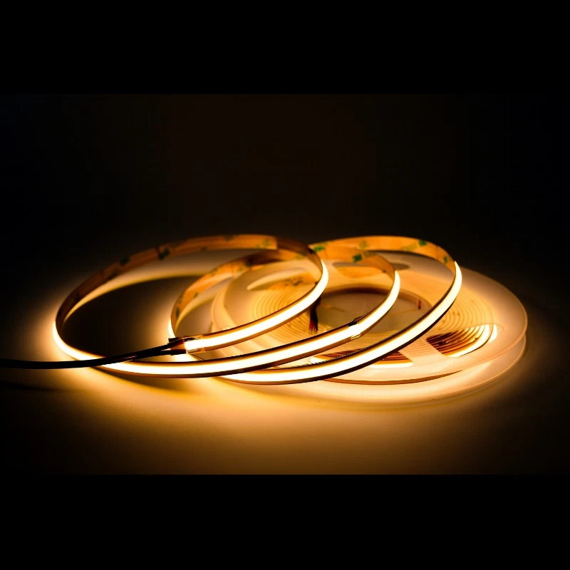 1m COB LED Streifen 24V frei kürzbar 13W/m 1100lm Warmweiß 2700K IP66 CRI90 8mm - Bild 1 von 1