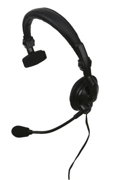 Kenwood KHS-7A Single Muff Headset w/Boom Mic & In-line PTT - Image 1 of 1