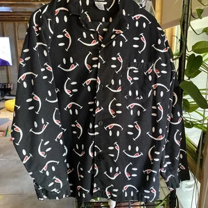 Joe Boxer Smiley Gesicht Pyjama Set Größe Medium 90er Y2K Unisex 100% Baumwolle - Bild 1 von 12