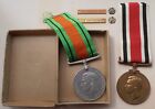 Special Constabulary L S & 2 bars Defence Medal Box of Issue NEWTON IDDON Leylan