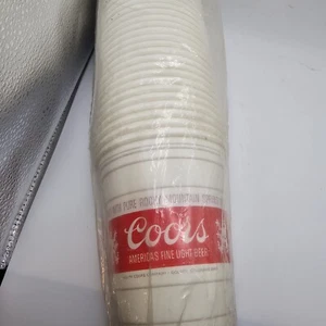 Tazze Coors Light Plastica 4" Vintage Solo Cups 32 ottime per festa birra pong - Foto 1 di 12