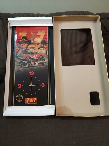Dale Earnhardt Richard Petty 7&7 Jebco Limited Edition Clock New In Box LE #1014 Cover