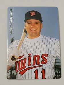 Chuck Knoblauch Minnesota Twins 1992 Mother's Cookies Big Knob Card #2 - Picture 1 of 2