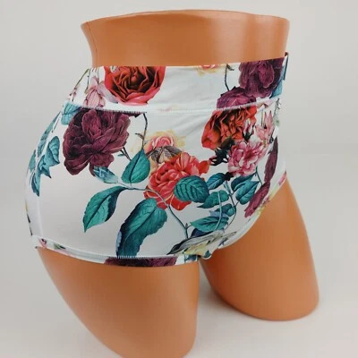 Lane Bryant Cacique Comfort Bliss Calzoncillo Completo Plus Panty 22/24 Blanco Floral Rosas Foto 1 de 4
