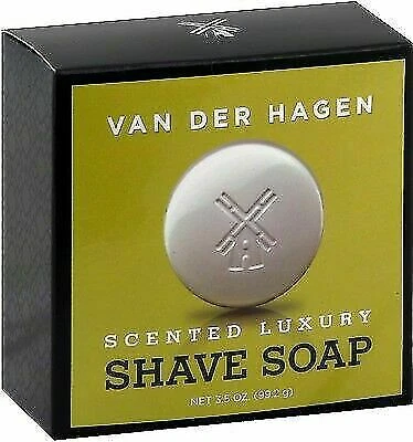 Van Der Hagen 400052 Scented Luxury Shave Soap - 3.5oz