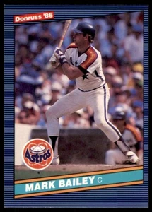 1986 Donruss - #354 Mark Bailey Houston Astros Baseball Card - Picture 1 of 2