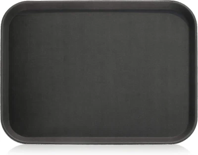 25156 Restaurant Grade Non-Slip Tray, Plastic, Rubber Lined, Rectangular, 15-Inc - Image 1 of 4