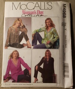 McCall's M4968 Sewing Pattern Misses Petites Tunics Sz Xsm Sm Med - Picture 1 of 2