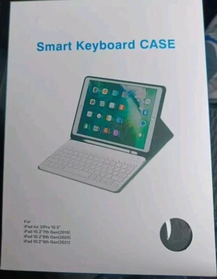Smart Keyboard Case for iPad 10.2" 7th,8th,9th Gen, Air 3/Pro 10.5" - Brand New  - Image 1 of 2