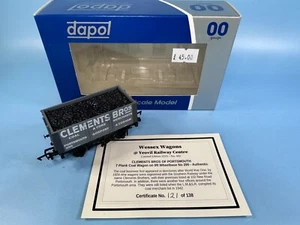 DAPOL WESSEX WAGONS Clements of Portsmouth 7 Plank LIMITED EDITION 12 of 138 - Picture 1 of 9