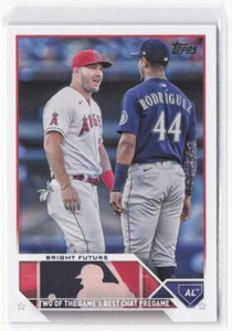2023 Topps Update Bright Future (Mike Trout / Julio Rodríguez) #US132 - Bild 1 von 2