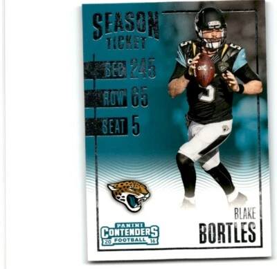 2016 PANINI CONTENDERS BLAKE BORTLES JACKSONVILLE JAGUARS #95 - Image 1 of 2