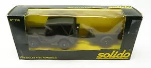 Solido 0003 DIE CAST-Jeep Willys AVEC REMORQUE NIB - Picture 1 of 2