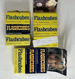 (9) Vintage FLASHCUBES , 3-cube Packs 12 Flashes NOS NEW GE/Sylvania - Picture 1 of 1