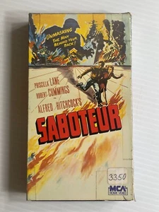 Saboteur (1969) - MCA Home Video - VHS Tape (1985) - Picture 1 of 7