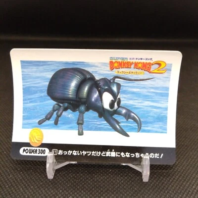 Click-Clack No.11 Donkey Kong 2 Card AMADA 1996 Japan Nintendo Rare Vintage - Image 1 of 4