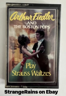 Arthur Fiedler & the Boston Pops Play Strauss Waltzes Cassette Tape PLAY TESTED - Image 1 of 4