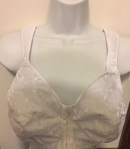  Just My Size Pure Comfort® Seamless Wirefree Bra 42d ~front opening - Picture 1 of 2