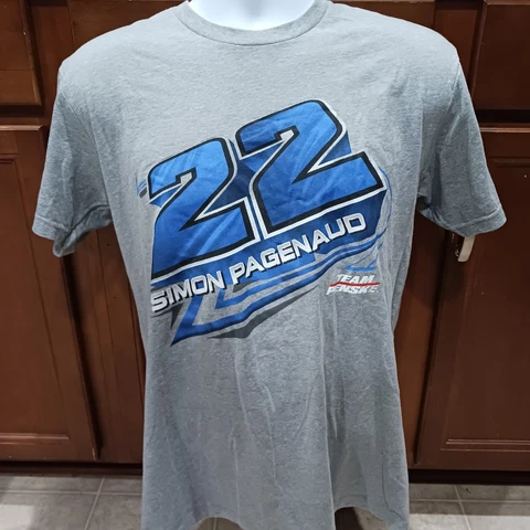 Simon Pagenaud Team Penske #22 Medium Gray Shirt IndyCar Racing Motorsports Cover