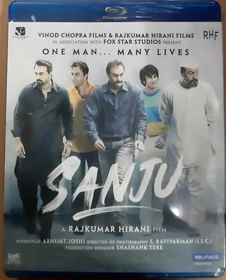 Sanju Blu-Ray - Ranbir Kapoor, Vivky Kaushal - Bollywood Movie Bluray - Image 1 of 2