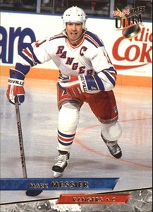 1993-94 Ultra Rangers Hockey Card #183 Mark Messier