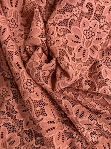 Lace Antique Rose 140cm Wide - Picture 1 of 3