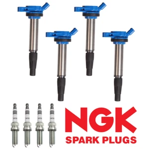 4 Performance Ignition Coil & NGK Iridium Spark Plug for 11-15 Toyota Corolla - Picture 1 of 1