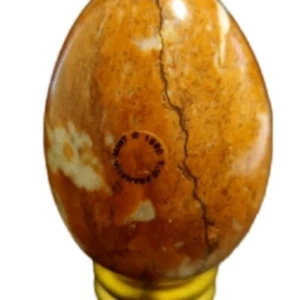 EGYPTIAN CARNELIAN Style Egg Franklin Mint 1980 - Picture 1 of 3