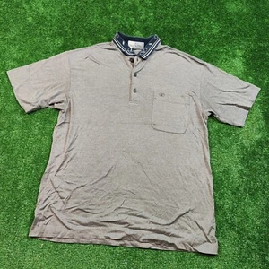 Polo Valentino Vintage Adulto L Gris Cuello Chemise Jersey Años 90 Adulto - Imagen 1 de 13