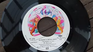 1976 MEXICO VINYL LP QUEEN SOMEBODY TO LOVE-WHITE MAN 7" SINGLE EMI CAPITOL 8007 - Foto 1 di 11