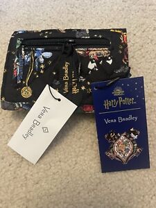 NWT! Vera Bradley Harry Potter Friends at Hogwarts Ditsy RFID Riley Wallet