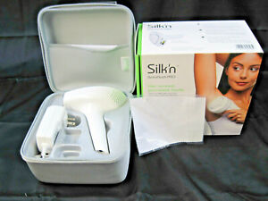 Silk'n Bella Flash PRO Touch & Glide Laser Hair Removal Device W/ Box and Case