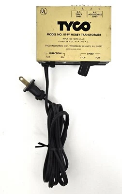 Vintage Tyco HO Model No. 899V Power Pack Transformer 18VDC 20VAC TESTED - Image 1 of 4