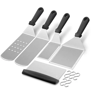 Griddle Accessories Kit of 5, Heavy Duty Metal Spatula, Professional Stainles... - Bild 1 von 7