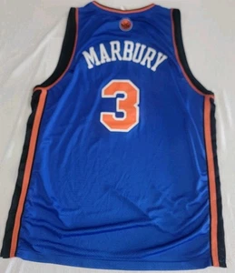 Reebok Vintage NY Knicks Stephon Marbury Jersey #3 SEWN Men’s Size 60 2004 - Picture 1 of 10