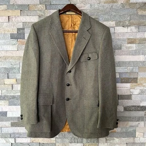 Bladen Jacket Mens 42R Supasax Check Herringbone Wool Essex Blazer Formal - Picture 1 of 8