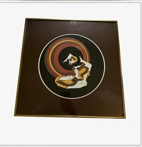 1974 John Luke Eastman Signed Lithograph “I Rescue All” Framed MCM Art Print - Picture 1 of 7