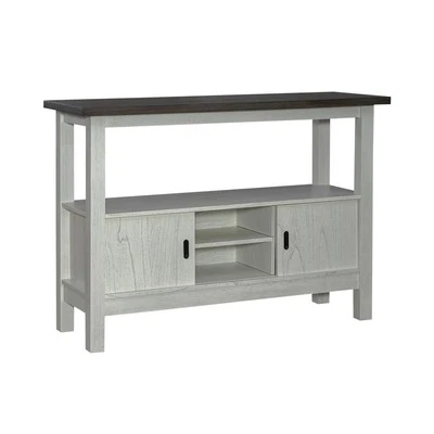 Brook Bay Sideboard in Textured White w/ Carbon Gray Top - Image 1 of 3
