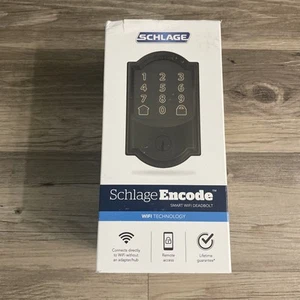 Schlage BE489WBVCAM716 Encode Smart WiFi Deadbolt Neu - Bild 1 von 4