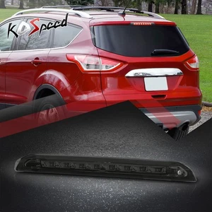 (FULL LED) Smoked 3rd Third Brake Light Stop Parking Lamp for 13-18 Ford Escape - Picture 1 of 6