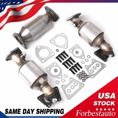 3PCS Catalytic Converter For 2005 2006 2007-08 Honda Pilot Bank 1.2 & Rear 3.5L Foto 1 de 4