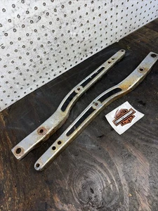 Harley ShovelHead Rear Fender Struts Brackets FLH Fx fxe Later Used (#537) - Picture 1 of 17