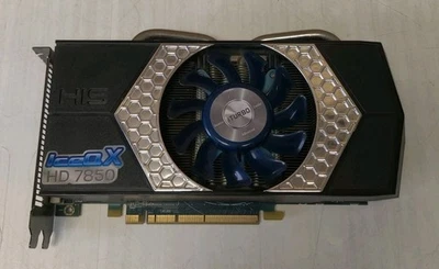 HIS AMD Radeon HD 7850 IceQ X 2GB GDDR5 Graphics CardH785QN2G2M *TESTED/WORKING* - Image 1 of 3