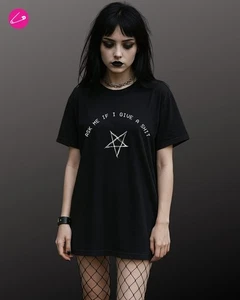 Ask Me Alternative Gothic Grunge Skater Punk Rock Emo Funny Mosher Metal T-Shirt - Bild 1 von 1