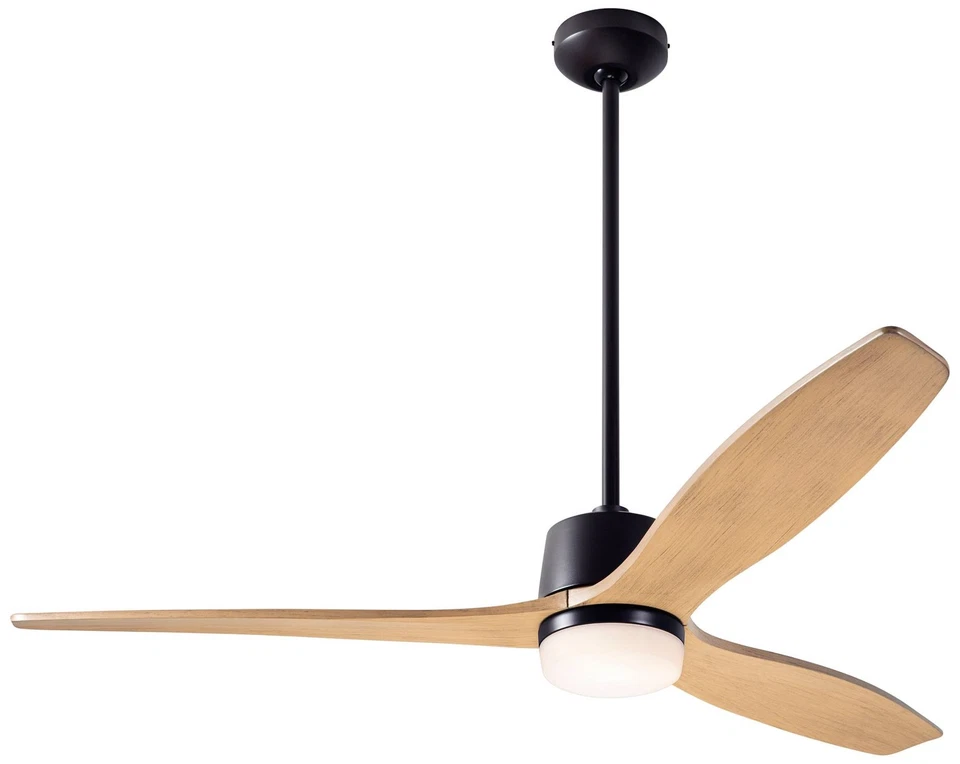 54" Modern Fan Arbor Bronze - Maple Damp Rated LED Fan with Remote - Image 1 of 1